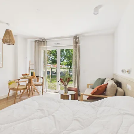 Apartamento Le Retro Fish - Pour 3 - Piscine Commune Biscarrosse